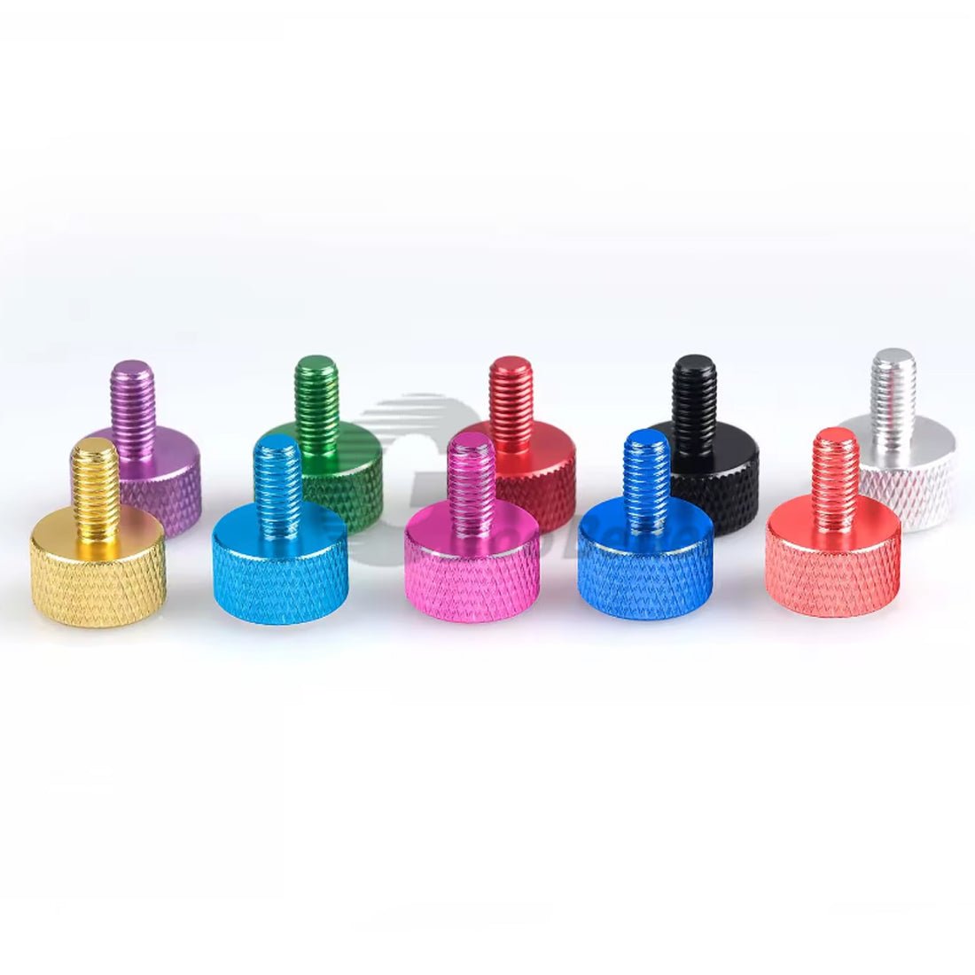 Knurled Thumb Screws M3 M4 Aluminum Alloy DIY Hand Tighten Grip Knob Bolts - HomeDIYer