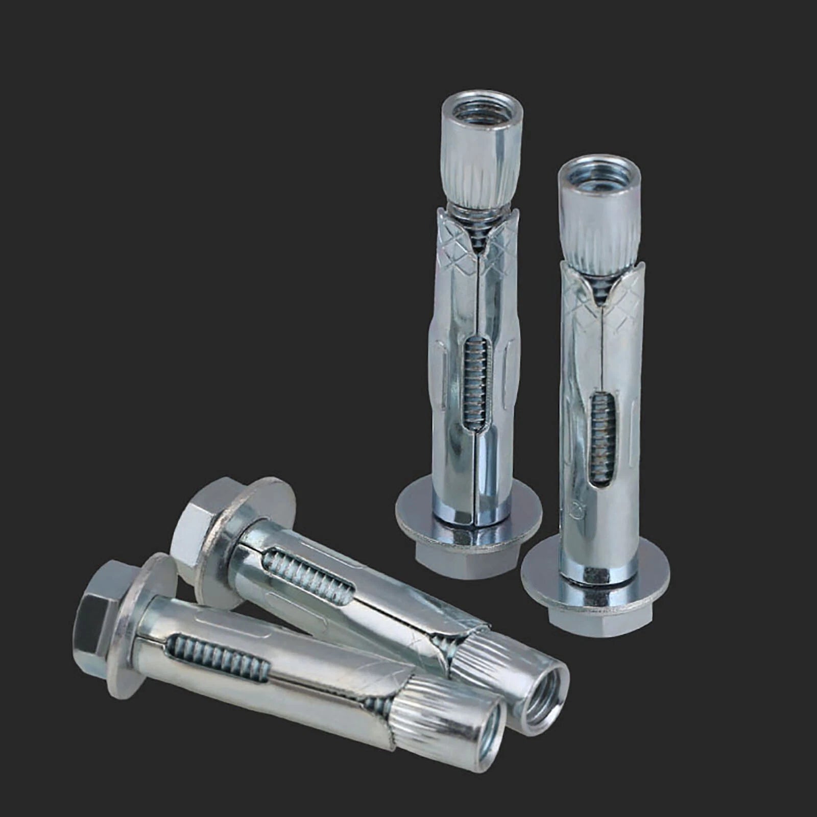 Zinc-Plated Expansion Sleeve Anchor Bolts for Concrete & Masonry — Ø 6.5mm to 16mm