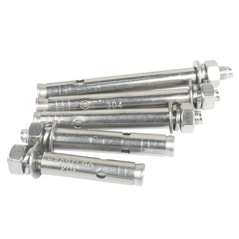 Stainless Steel Masonry Expansion Bolts – M6 M8 M10 M12 M14 M16 M20 Concrete Wall Anchor Screws