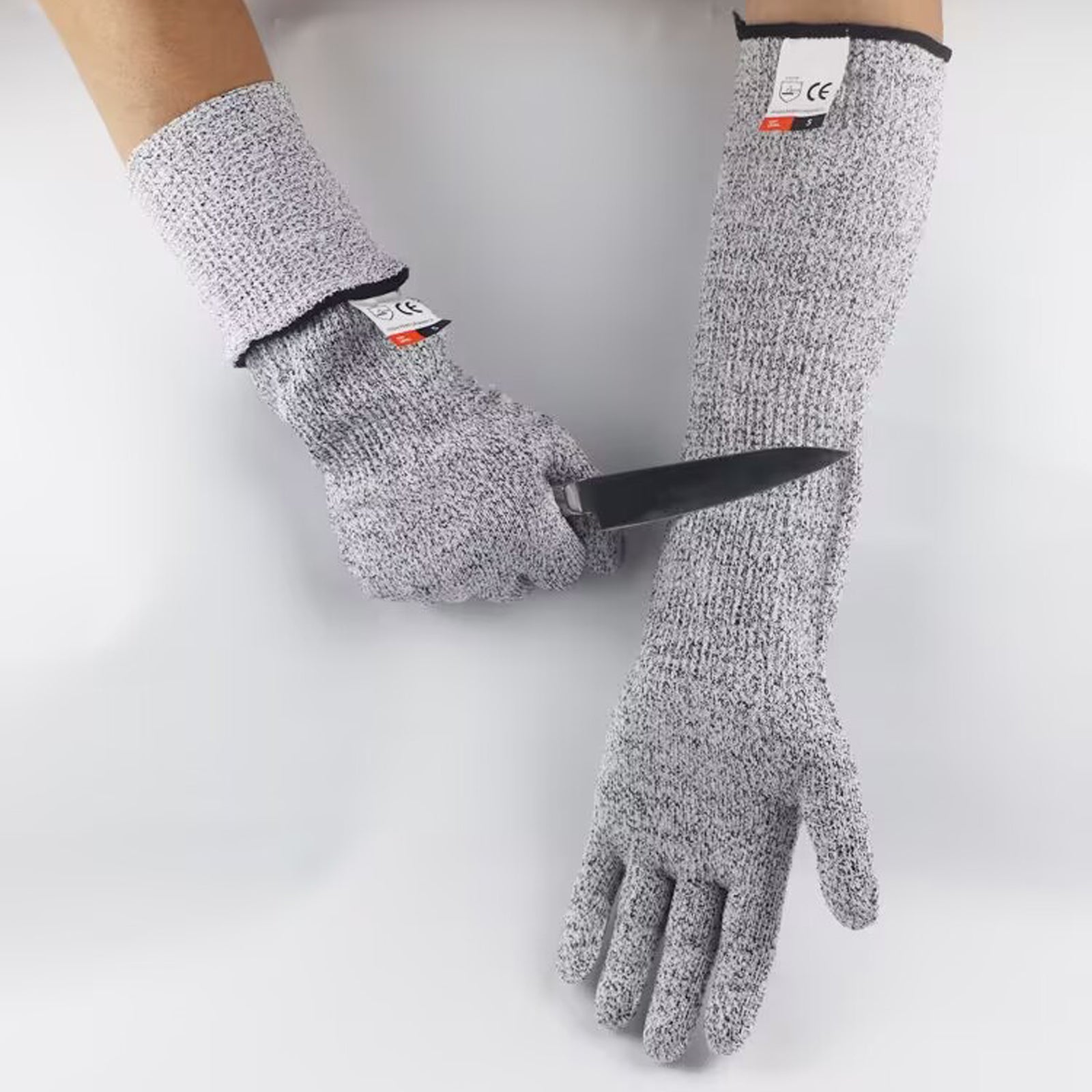 Level 5 Cut Resistant Gloves with Anti-Vibration & Sleeves