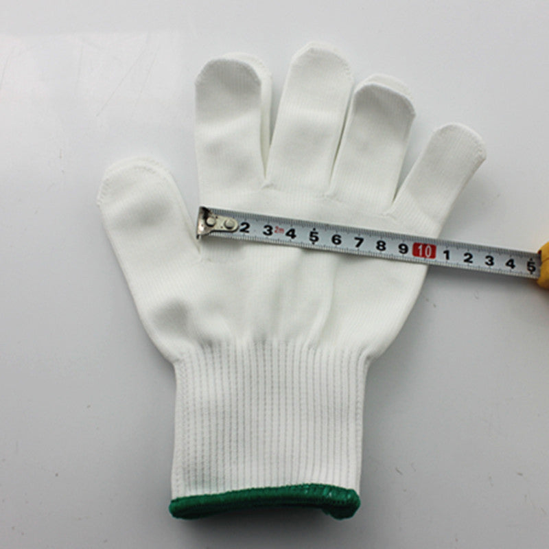 13-Gauge Nylon Work Gloves 400g Thin & Breathable