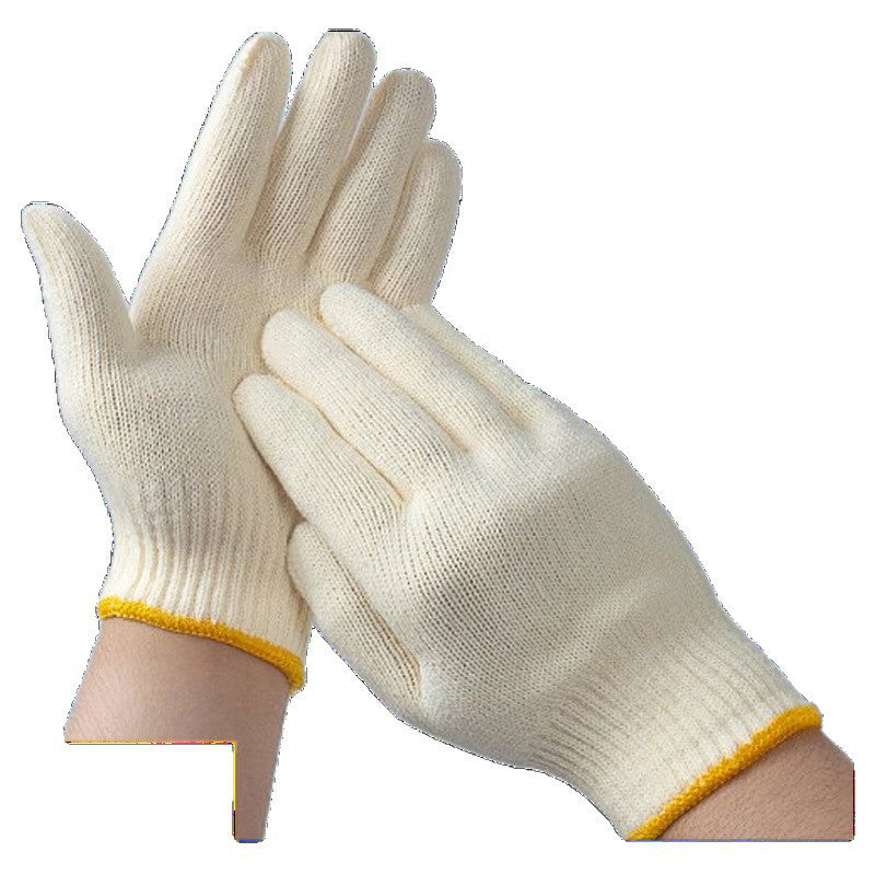 Cotton Nylon Work Gloves Anti-Slip & Durable for Construction