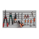 2 x 4 ft Slat Wall Paneling PVC Grey Garage Slatwall with Modular Design