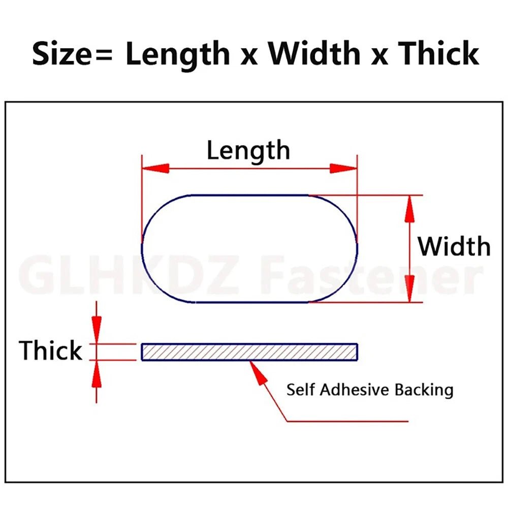 10Pcs Anti - slip Black Rubber Feet Oval Silicone Self Adhesive Stick On Pads - HomeDIYer