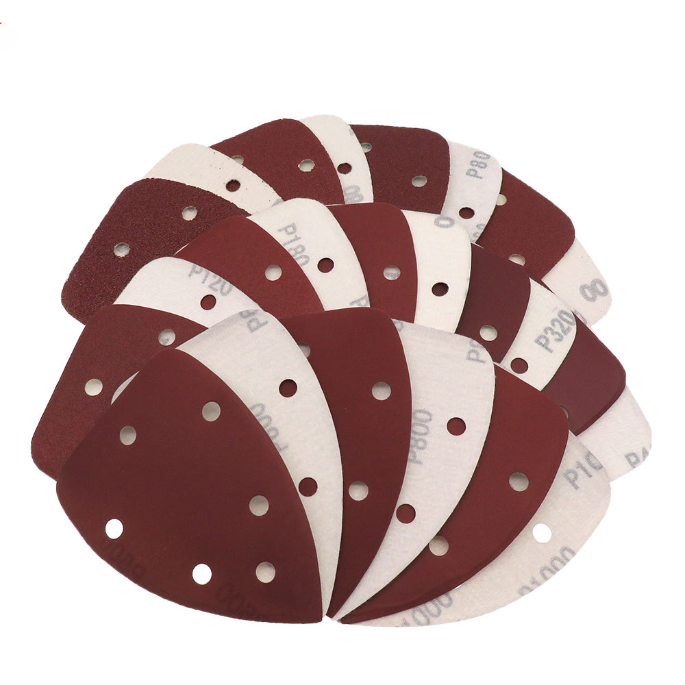 Sandpaper Frosted Sheet Girnding Plate Polished 40~1000Grit 140*140*98mm 6 holes