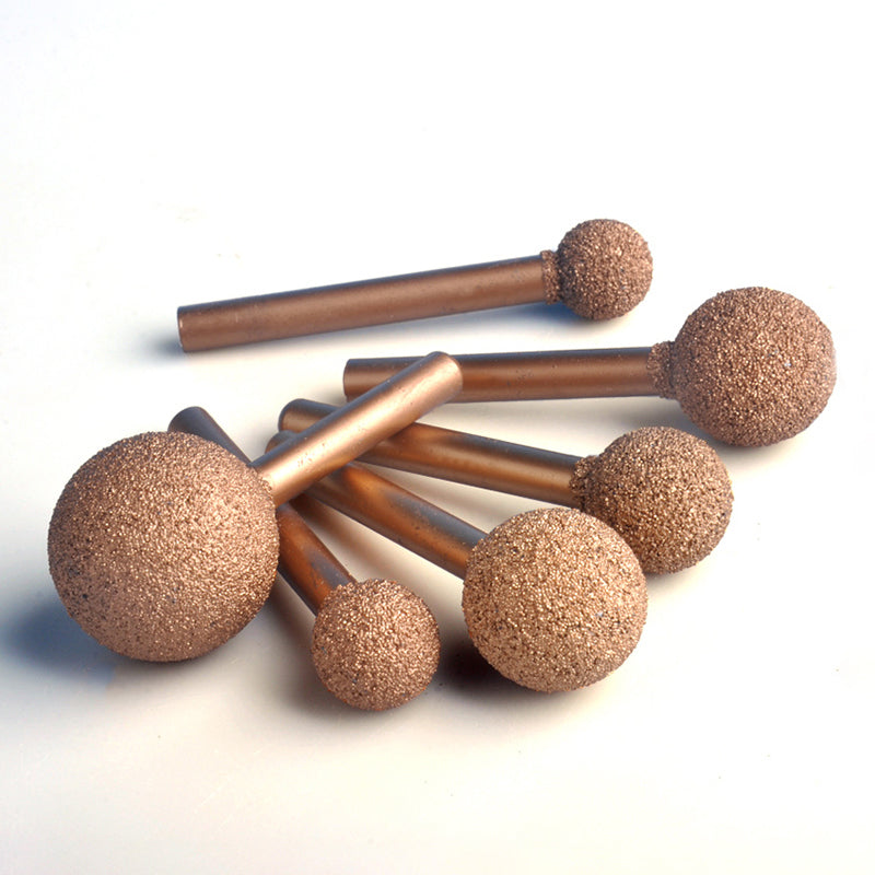 46/100 Grit Diamond Grinding Bit Polishing Buff 6mm Shank For Dremel Rotary Tool