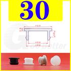 Snap-On Hole Plug Round Silicone Rubber Blanking Seal Bung Pipe Tube (2.5-60mm)