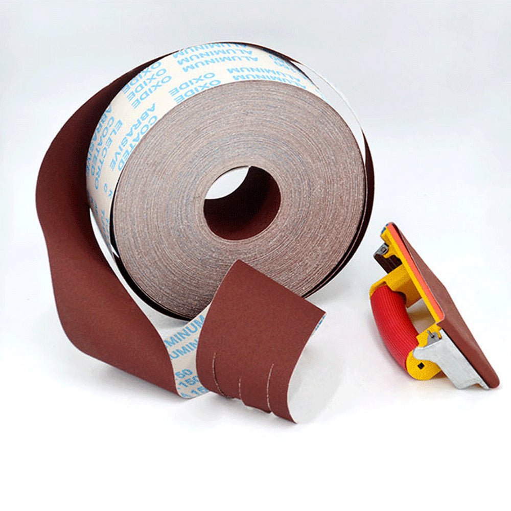 1 Meter 80 - 600 Grit Emery Cloth Roll Polishing Sandpaper For Grinding Tools Metalworking Dremel Woodworking Furniture - HomeDIYer