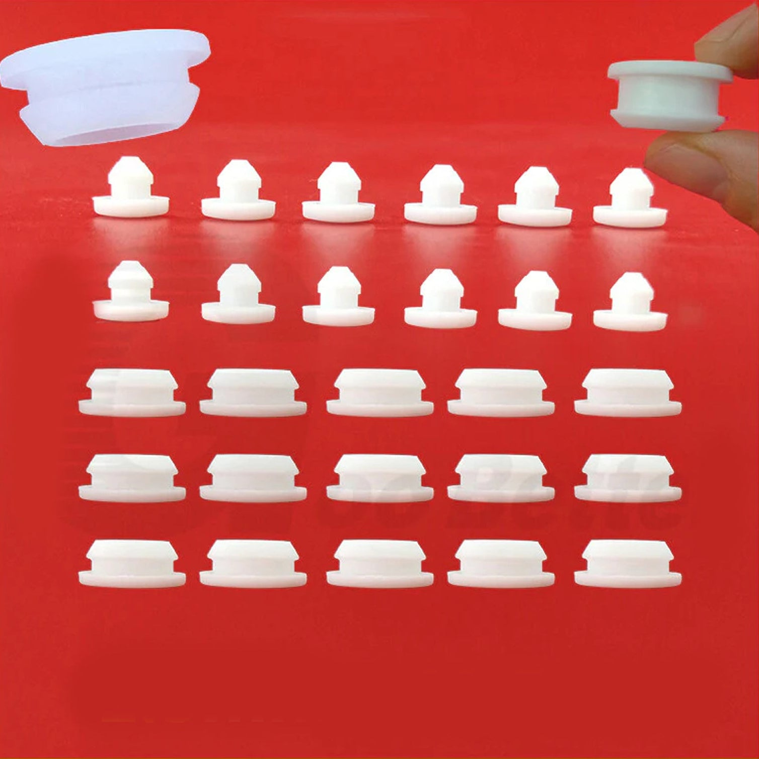 Snap-On Hole Plug Round Silicone Rubber Blanking Seal Bung Pipe Tube (2.5-60mm)