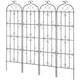 4 Packs Metal Garden Trellis for Climbing Plant Support 87x20 in Rustproof