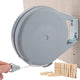 Retractable Clothesline - Portable Heavy Duty Indoor and Outdoor Washing Line - 45 Feet PVC Retracting Clothes Line with Wall Mount Hang The Wet Dry Clothing Laundry - Easy Installation (Grey)