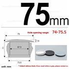 Hole Plugs Plastic Blanking Masking Finishing Inserts Cover Cap / Various Sizes