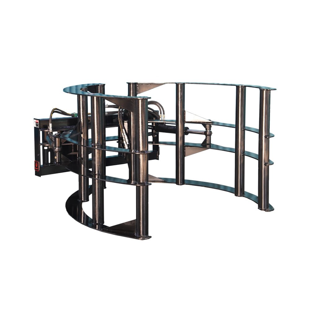 Round Hay Bale Grab for Skid Steer - HomeDIYer