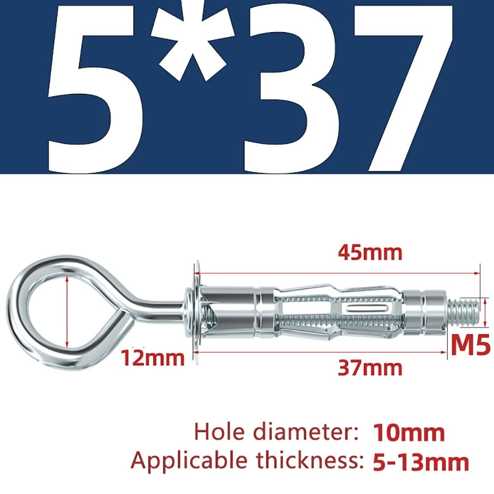 M4–M8 Metal Drywall Expansion Bolts | Hollow Wall Anchors for Plasterboard & Drywall