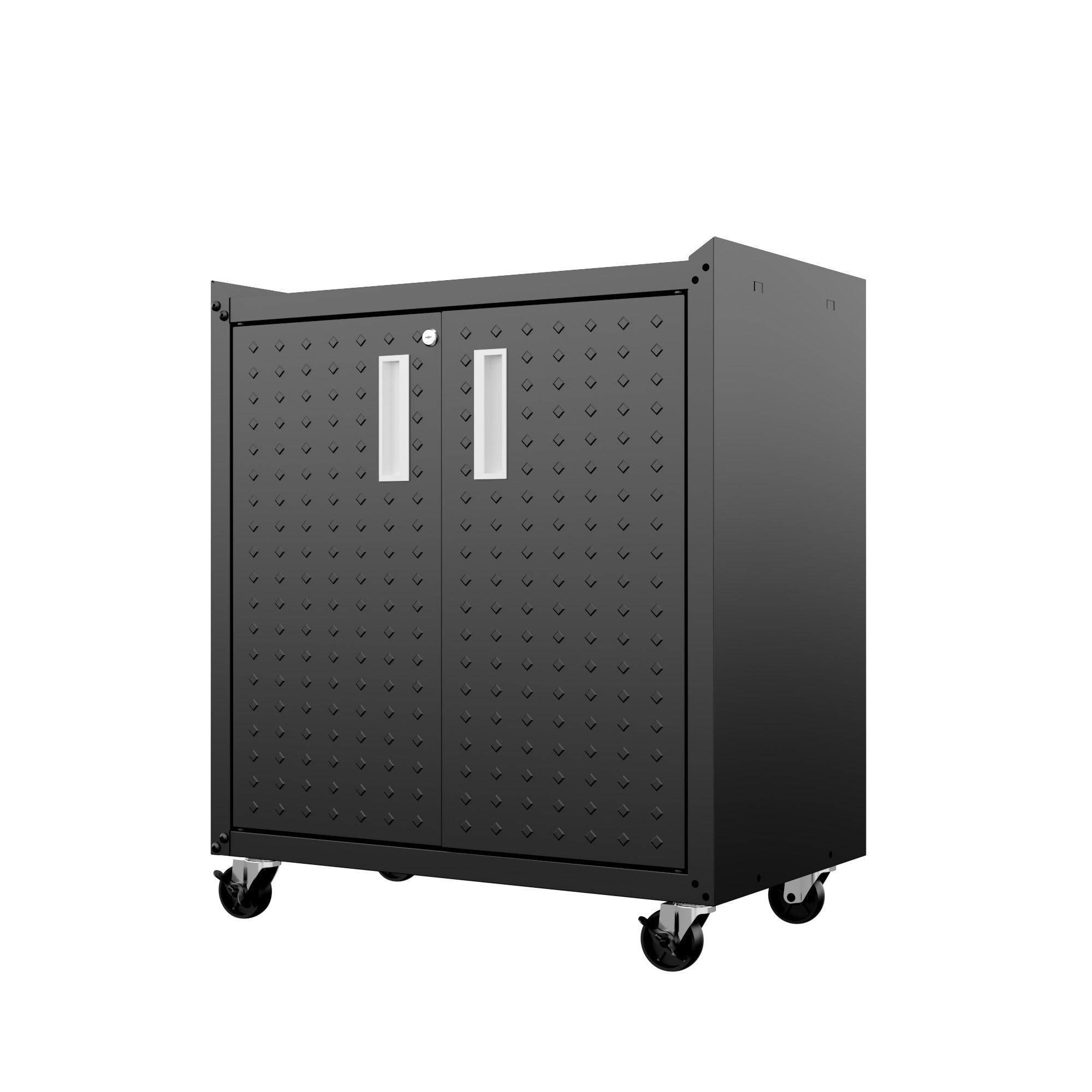 Rolling Garage Cabinet in Charcoal Gray