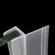 H-Shape Frameless Glass Sealing Strip for 6-12mm Glass - Waterproof & Dustproof 1M