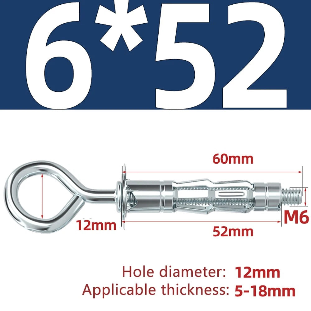 M4–M8 Metal Drywall Expansion Bolts | Hollow Wall Anchors for Plasterboard & Drywall
