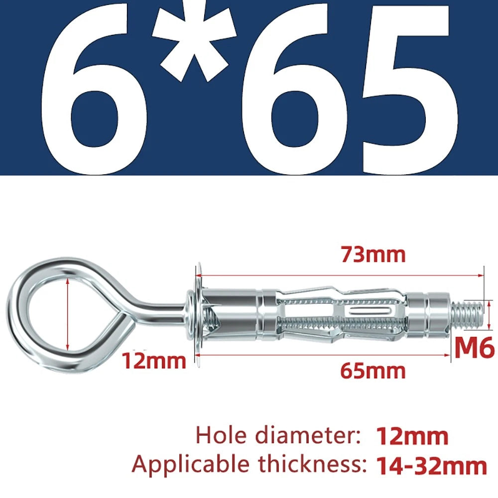 M4–M8 Metal Drywall Expansion Bolts | Hollow Wall Anchors for Plasterboard & Drywall