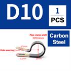 Unlined P Clips 4mm-50mm Hose Conduit Tubing Cable Holder Insulating hose clamp