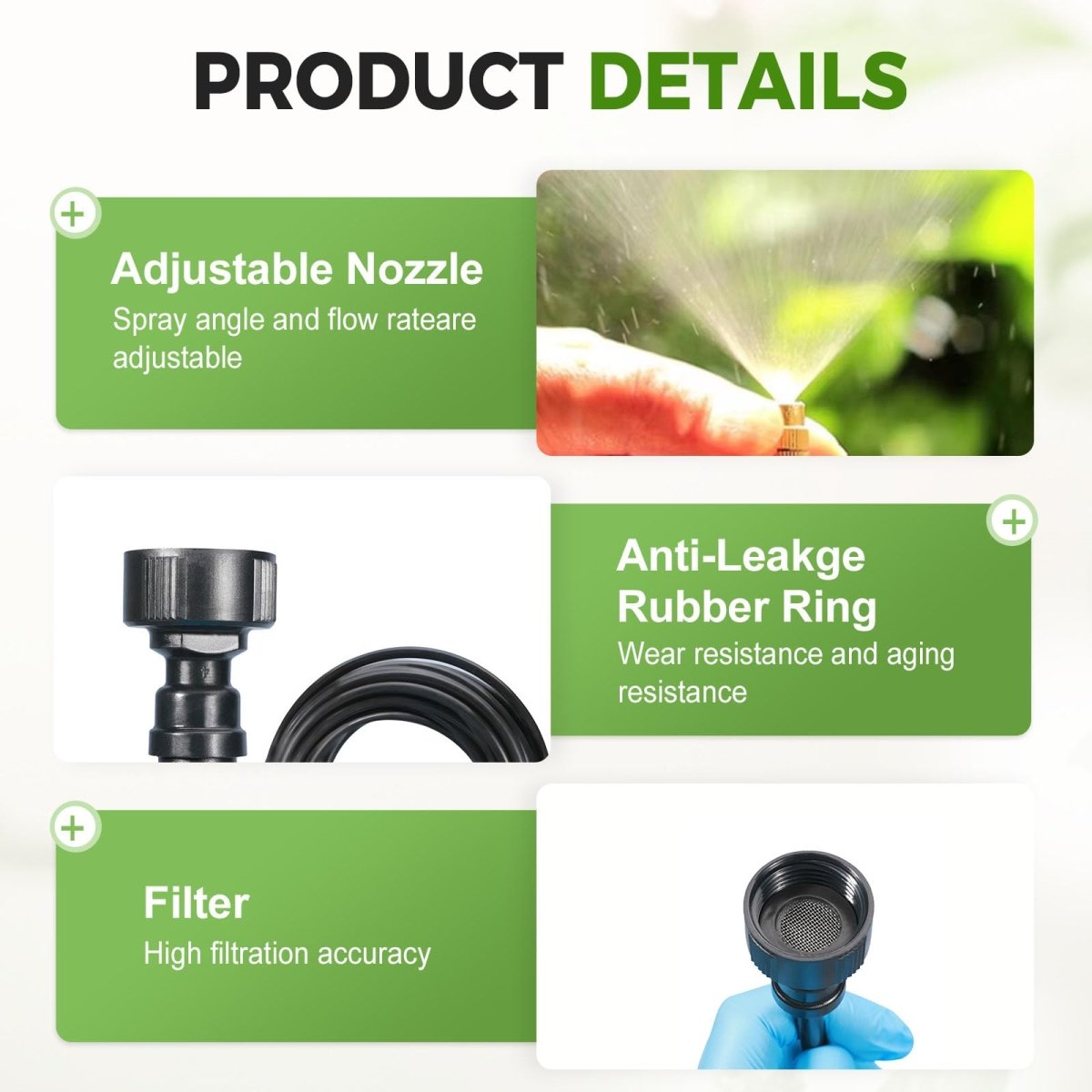 360° Curved Garden Automatic Irrigation System, Garden Grid Watering Sprinkler System DIY Irrigation Set for Greenhouse Yard Lawn Raised Garden Bed - HomeDIYer