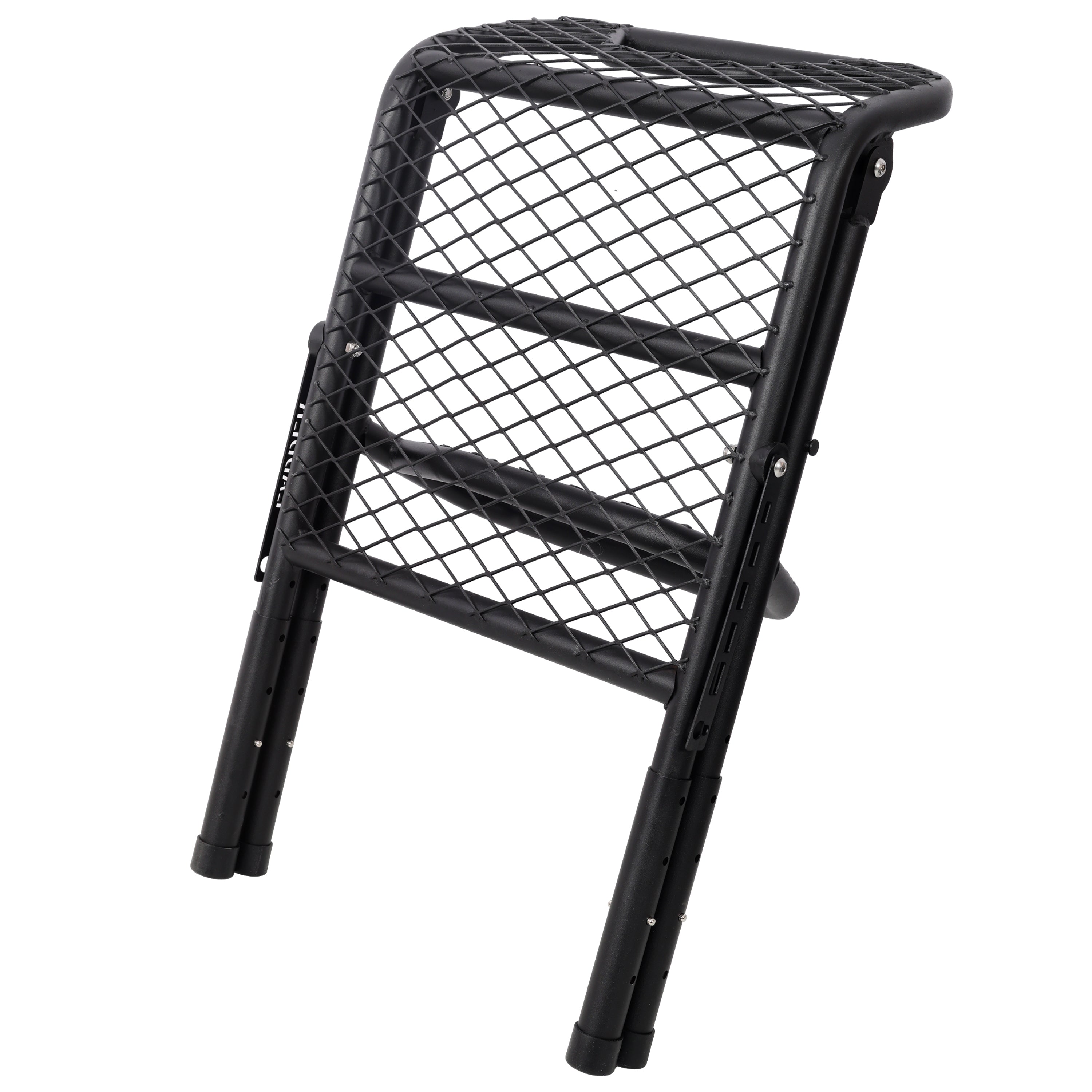 Foldable SUV Tire Step — 330 lb Capacity, Adjustable Vehicle Access for Truck, RV & Off‑Road, Black