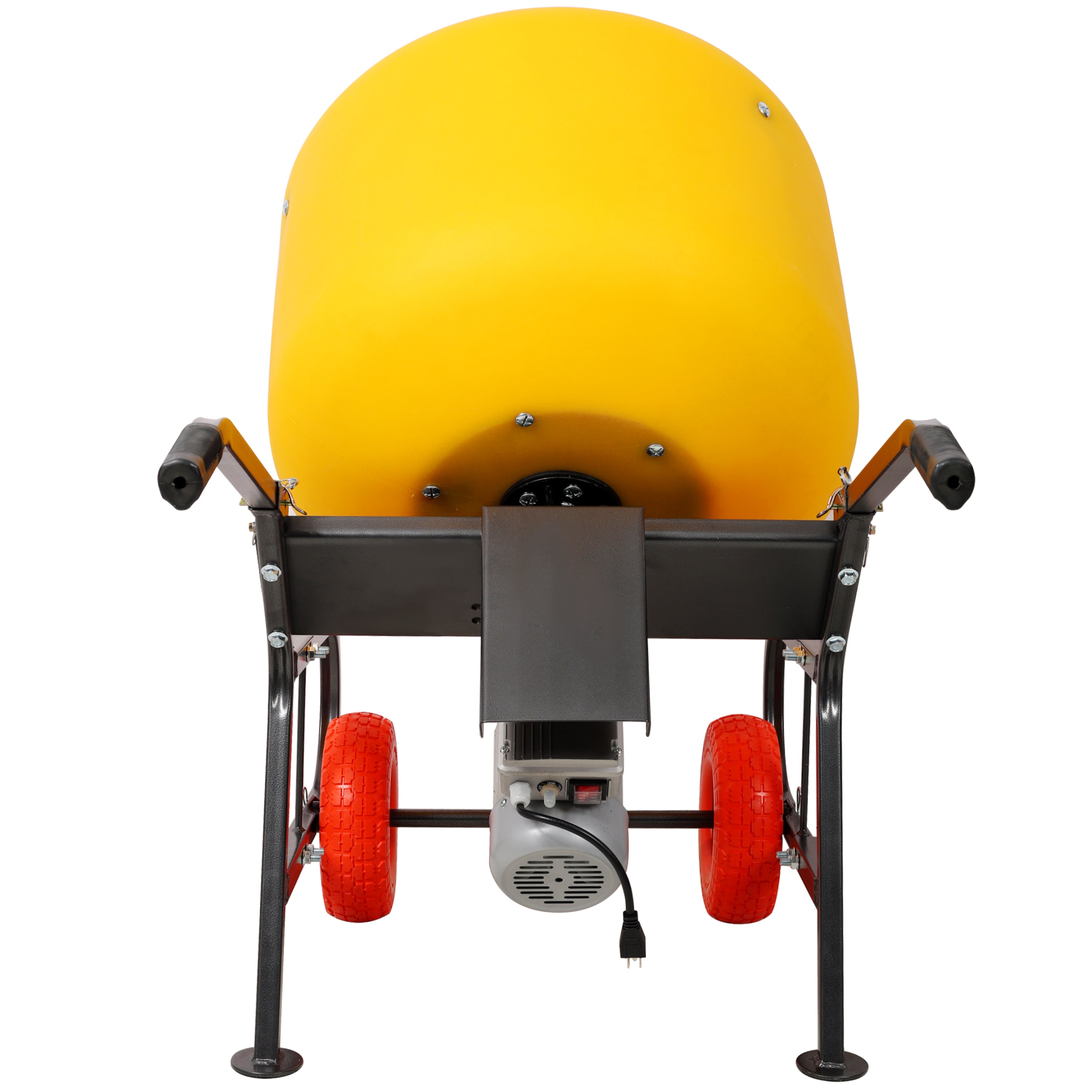 6 CUFT/170L Portable Electric Poly Drum Concrete Mixer, Heavy Duty Power Cement Mixing Machine for Mortar, Stucco and Fodder, 110V/60HZ CSA certificated