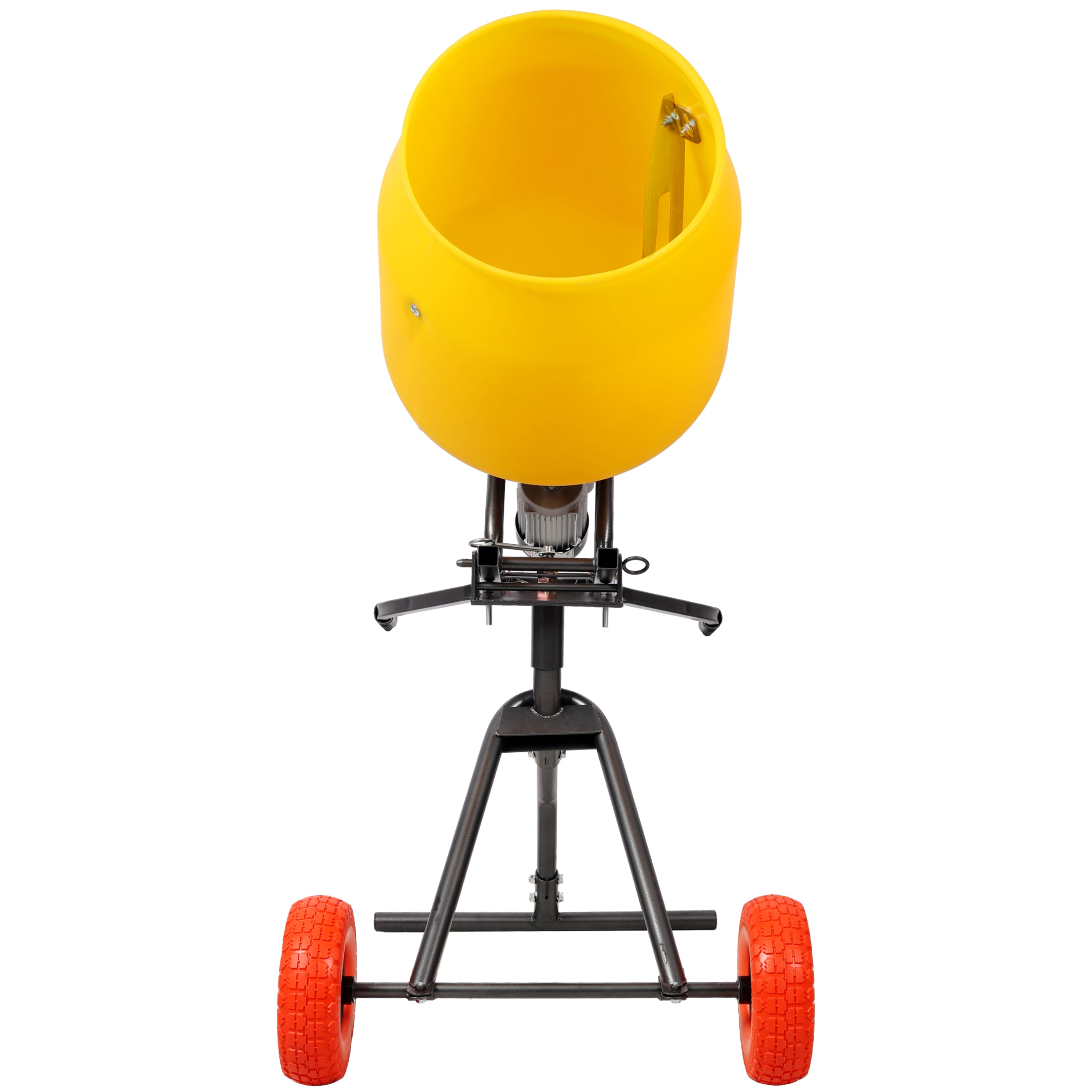 3.5 CUFT/100L Portable Electric Poly Drum Concrete Mixer, Heavy Duty Power Cement Mixing Machine for Mortar, Stucco and Fodder, 110V/60HZ CSA certificated