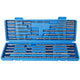 20‑Piece SDS Plus Hammer Drill Bit Set — Carbide Tipped, for Concrete, Stone & Brick, Blue Case