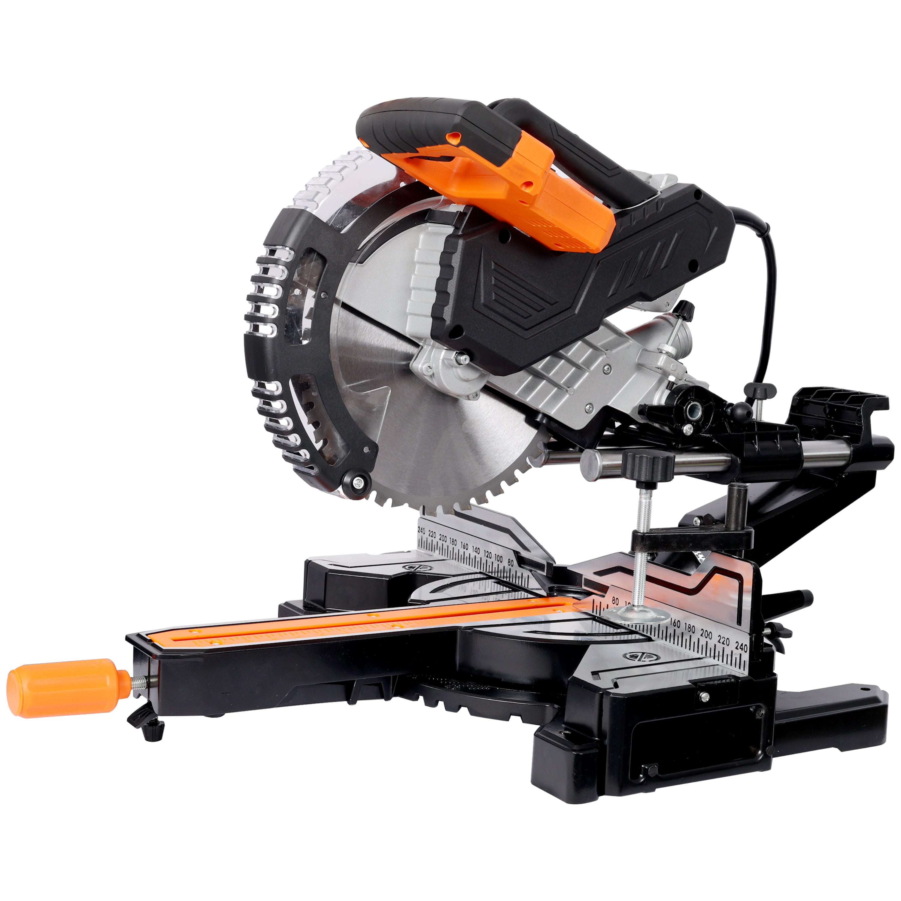 10inch Dual Bevel Double Speed Sliding Miter Saw with LED, 48T Blade,0-45° Bevel,2-Speed 5000/3200 RPM,15Amp Miter Saw with Extension Table,3.5x13in Cutting Capacity