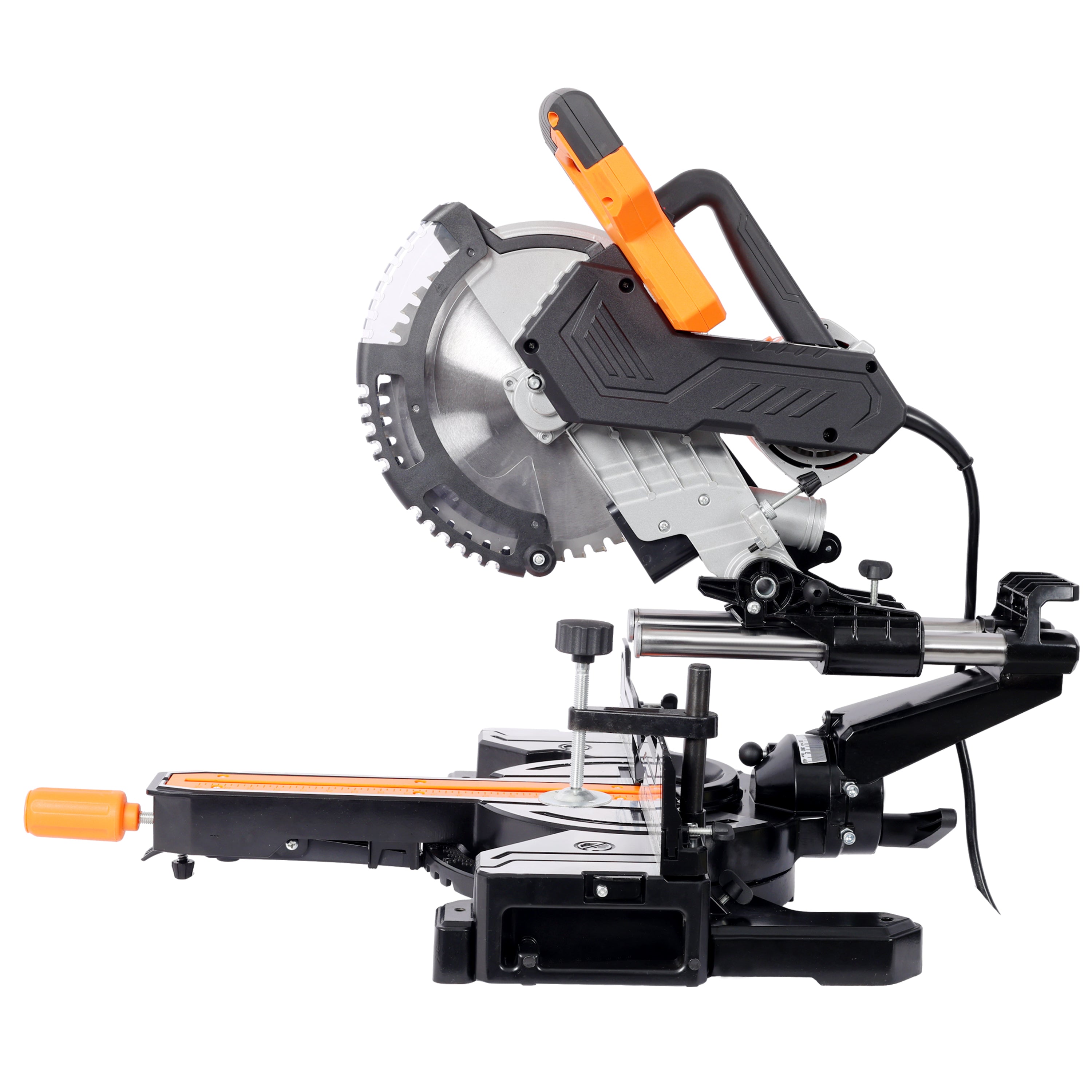 10inch Dual Bevel Double Speed Sliding Miter Saw with LED, 48T Blade,0-45° Bevel,2-Speed 5000/3200 RPM,15Amp Miter Saw with Extension Table,3.5x13in Cutting Capacity