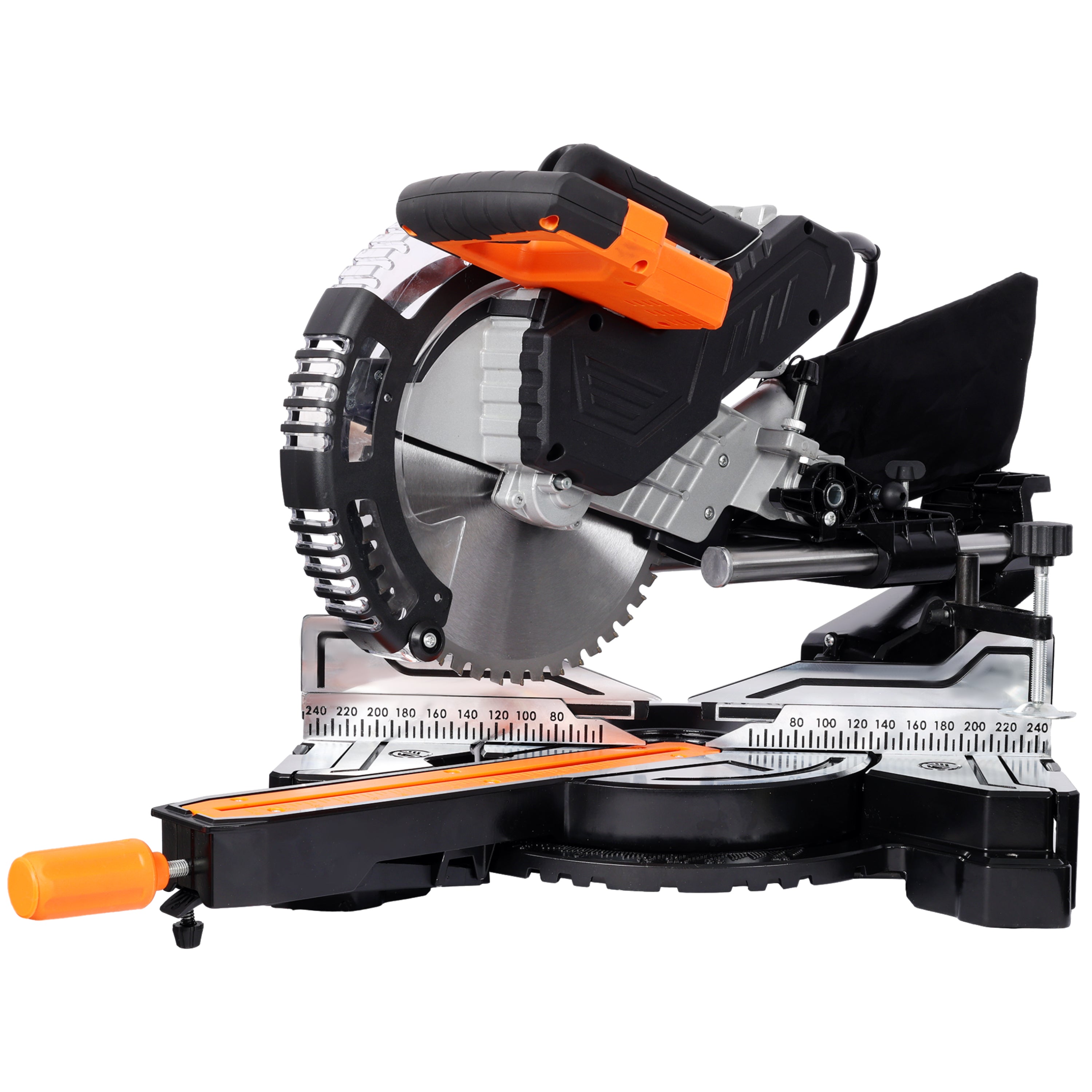 10inch Dual Bevel Double Speed Sliding Miter Saw with LED, 48T Blade,0-45° Bevel,2-Speed 5000/3200 RPM,15Amp Miter Saw with Extension Table,3.5x13in Cutting Capacity
