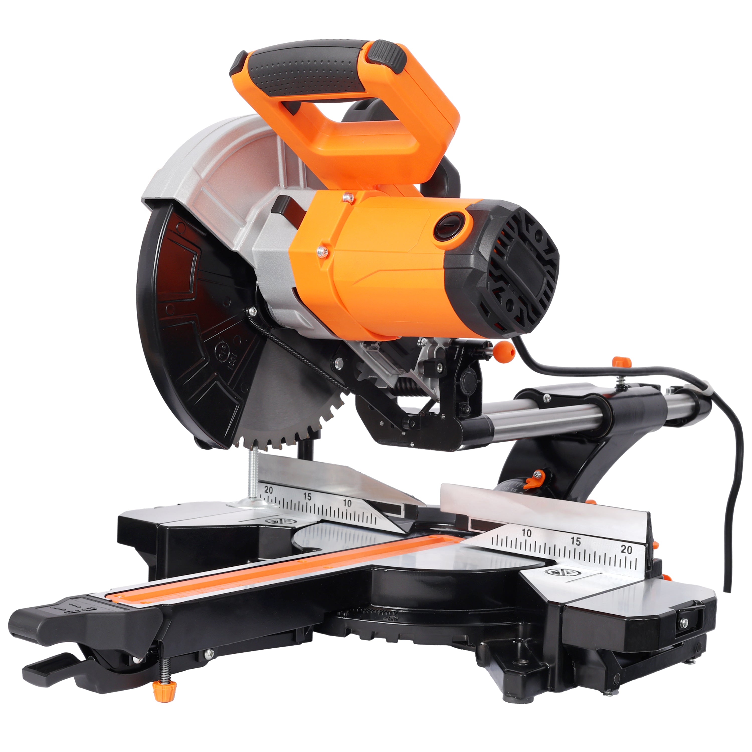 10in Single Bevel Double Speed Sliding Miter Saw,48T Blade,2-Speed 5000/3200 RPM,3.5x13in Cutting Capacity,ETL certificate