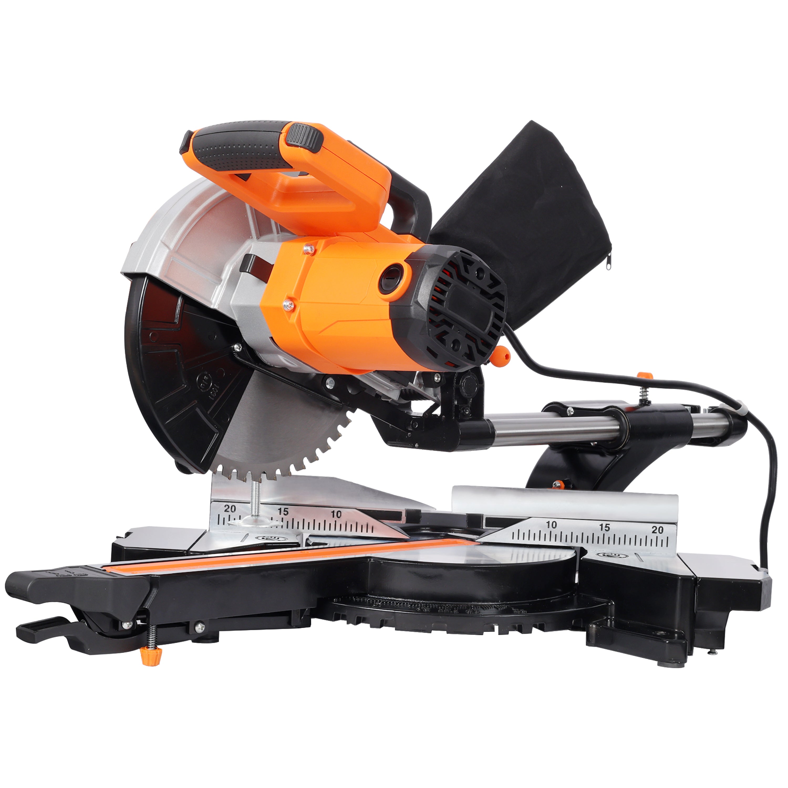 10in Single Bevel Double Speed Sliding Miter Saw,48T Blade,2-Speed 5000/3200 RPM,3.5x13in Cutting Capacity,ETL certificate