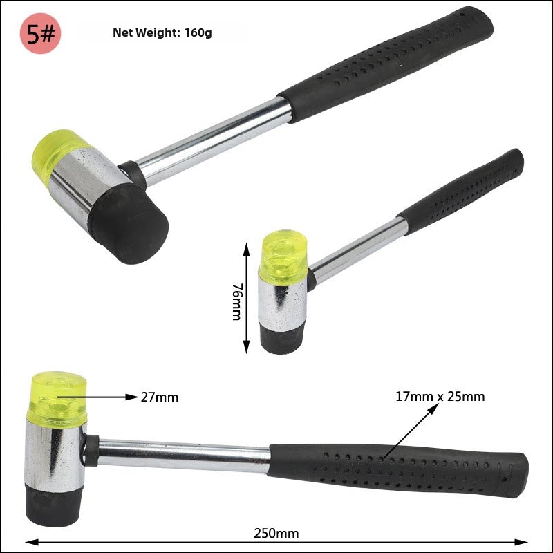 Jewelry & Metalworking Hammer – Mini Shaping Hammer for Gold Silver Craft, Stamping & Metal Forming (18 Models)
