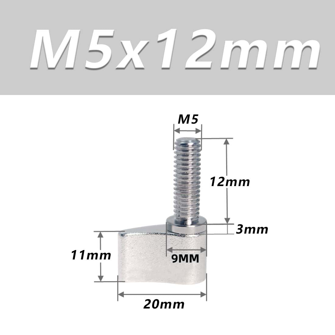 M4 M5 M6 Thumb Screws Hand Grip Bolt Knob for Adjustable Photographic Equipment - HomeDIYer