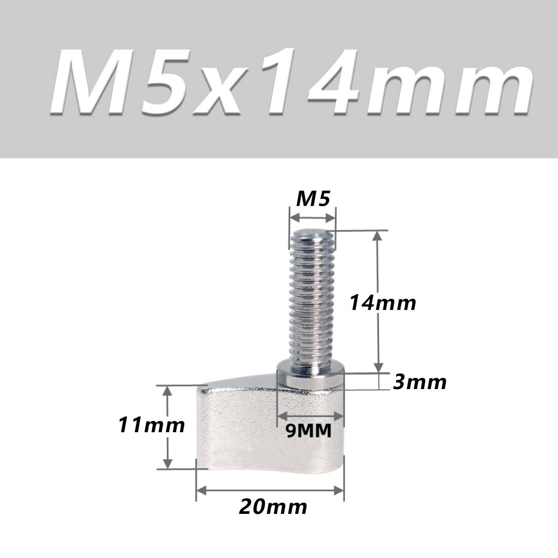 M4 M5 M6 Thumb Screws Hand Grip Bolt Knob for Adjustable Photographic Equipment - HomeDIYer