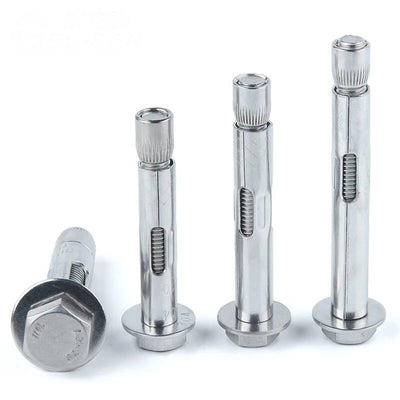 304 Stainless Steel Expansion Anchor Bolts — Heavy Duty Masonry Wall Screws M6 to M12