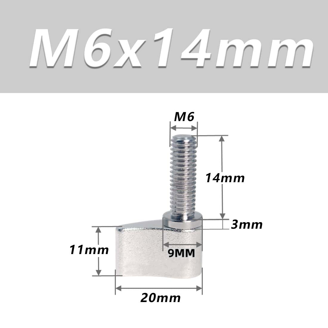 M4 M5 M6 Thumb Screws Hand Grip Bolt Knob for Adjustable Photographic Equipment - HomeDIYer