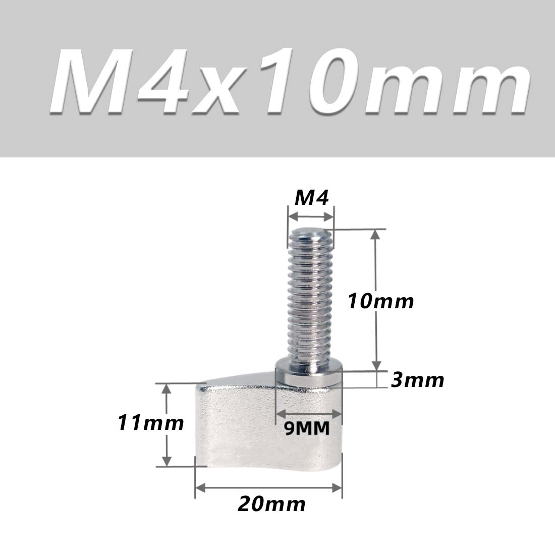 M4 M5 M6 Thumb Screws Hand Grip Bolt Knob for Adjustable Photographic Equipment - HomeDIYer