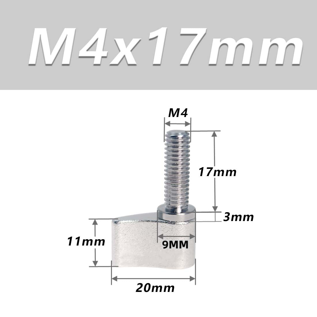 M4 M5 M6 Thumb Screws Hand Grip Bolt Knob for Adjustable Photographic Equipment - HomeDIYer