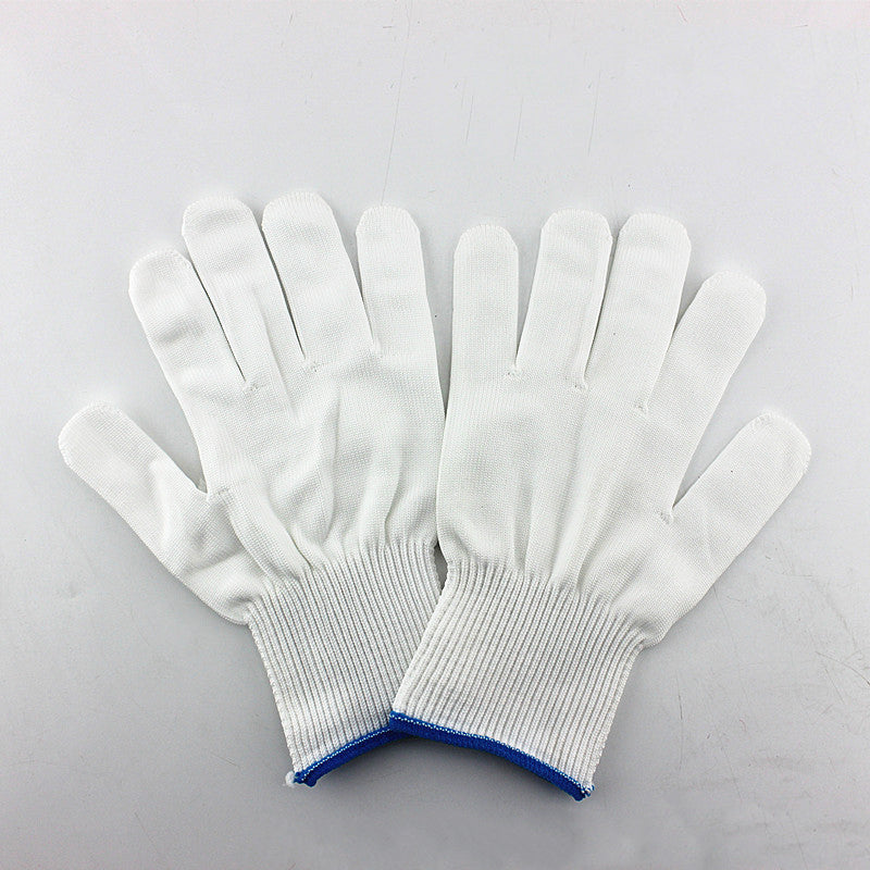 13-Gauge Nylon Work Gloves 400g Thin & Breathable