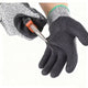 Frosted Cut Resistant Gloves HPPE Breathable & Anti-Slip