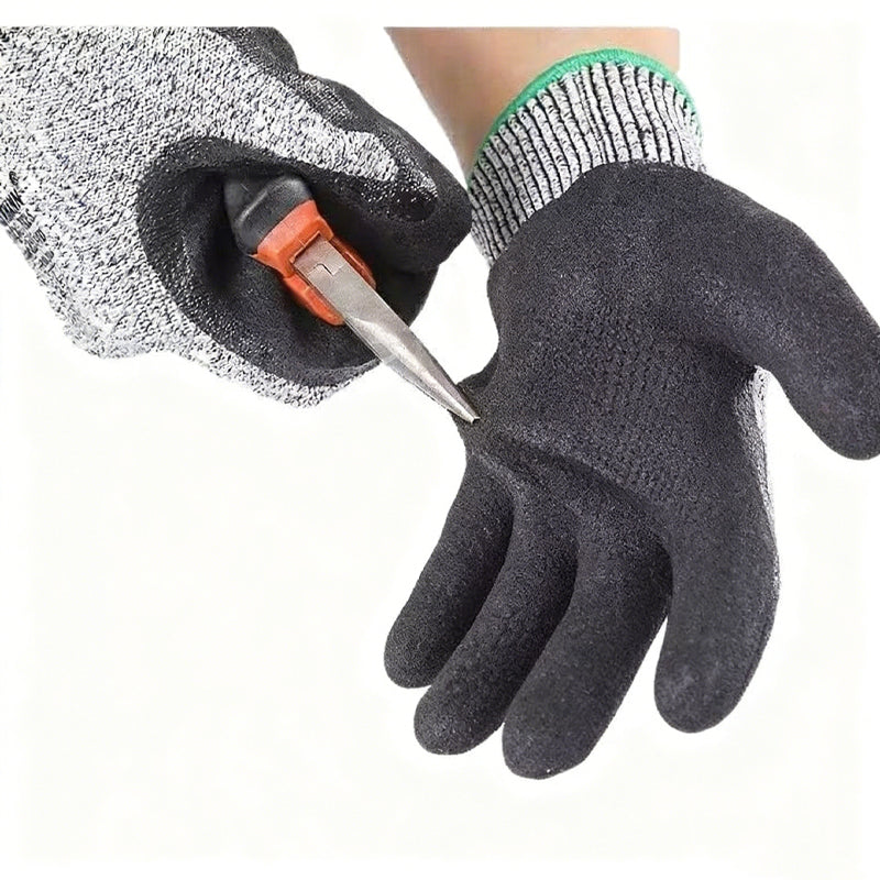 Frosted Cut Resistant Gloves HPPE Breathable & Anti-Slip