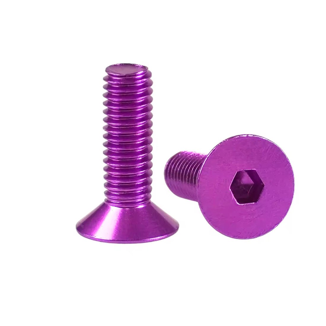 M4 Aluminum Alloy Countersunk Bolts Allen Socket Screws Anodized DIY Model - HomeDIYer