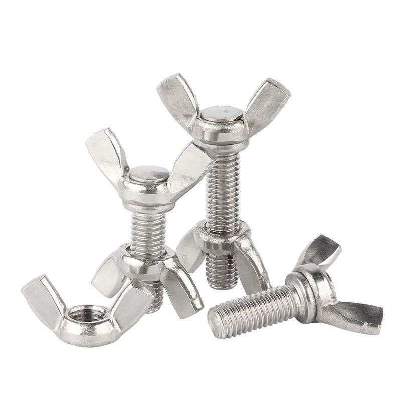 201/304/316 Stainless Butterfly Wing Bolts Screws Thumb Screws Wing Bolts M3-M12