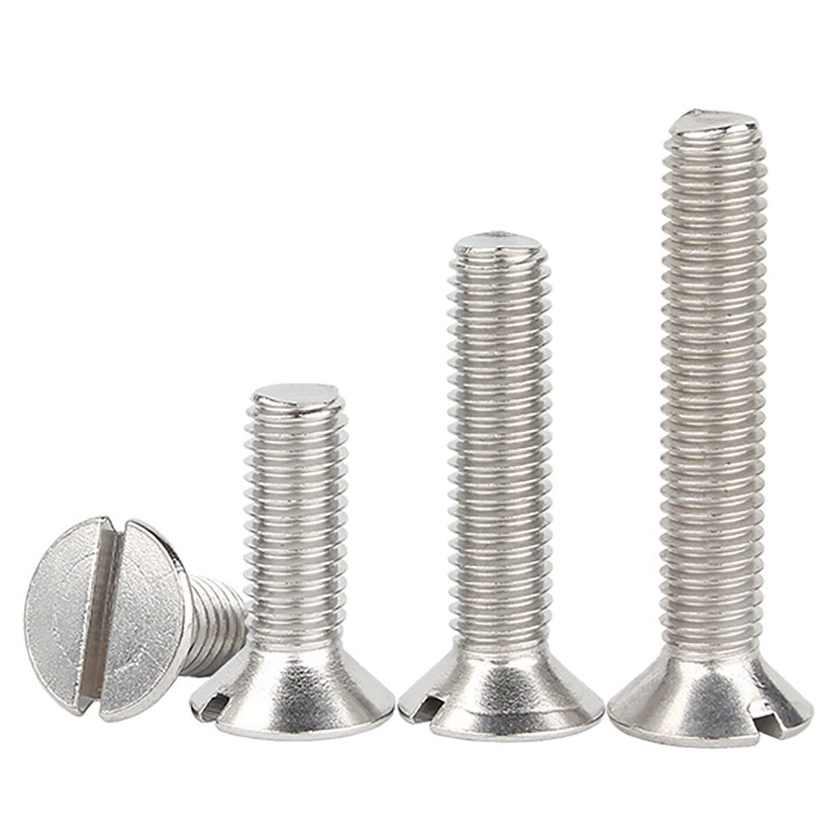 A2 Stainless Steel Slotted Countersunk Screws DIN 963 | M4 M5 M6 - HomeDIYer