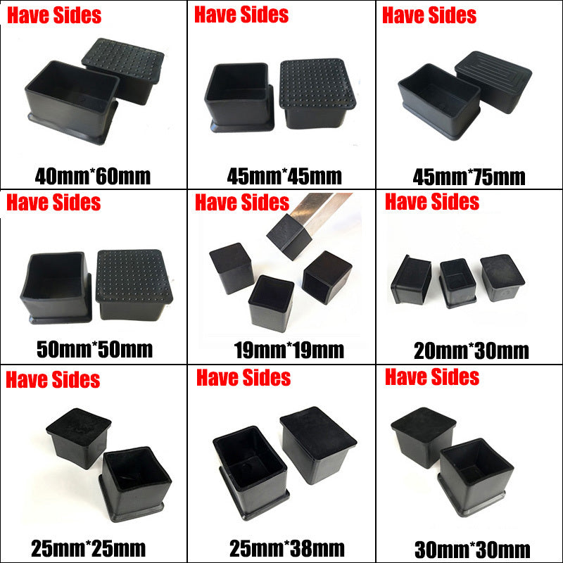 Close-up detail showing flexible rubber material and rectangular shape