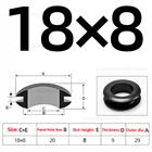 Wiring Grommets - Rubber Open Grommet - Cable Hole Plug Bung Wire Cable Protect