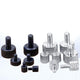 Knurled Thumb Screws Carbon Steel Hand Grip Knob Bolts M2.5 Round Flat Head