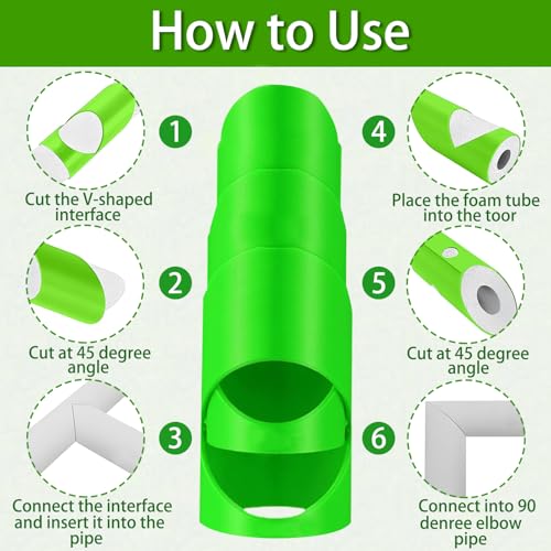 Foam Pipe Cutter Tool Insulation Cutting Fixture, Insulation Cutting Fixture for Pipe Insulation, Industries and Commercial Places,15mm, 22mm,28mm (3pcs） - HomeDIYer